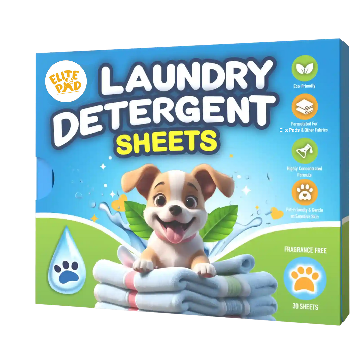 ElitePad Laundry Detergent Sheets ( 30 Sheets )
