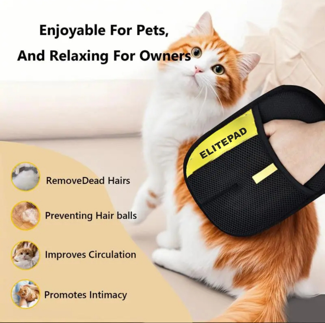 ElitePad - Pet Hair Removal Gloves ( 2 Gloves )
